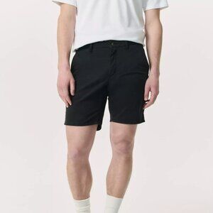 rag & bone Organic Cotton Slim Fit Shorts Charcoal Black Color 'Kent' Size 31